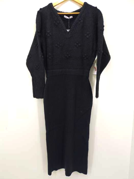 マウジー moussy BELTED FLOWER MOTIF DRESS レディース  1