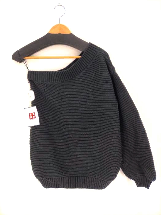 AZUL by moussy(アズールバイマウジー) ONE SHOULDER KNIT TOPS レディース  FREE