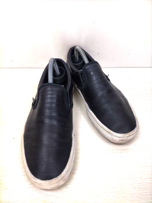 バンズ VANS 型押し スリッポン スニーカー メンズ  26cm
