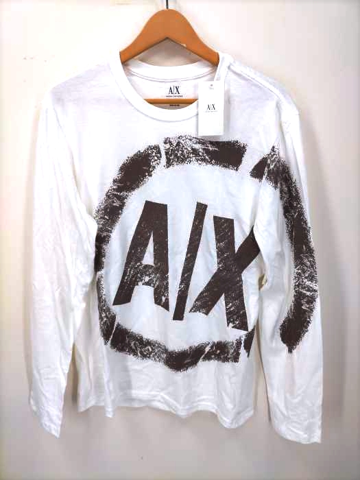 ARMANI EXCHANGE(アルマーニエクスチェンジ) MADE IN U.S.A. プリント長袖Tシャツ メンズ JPN：L