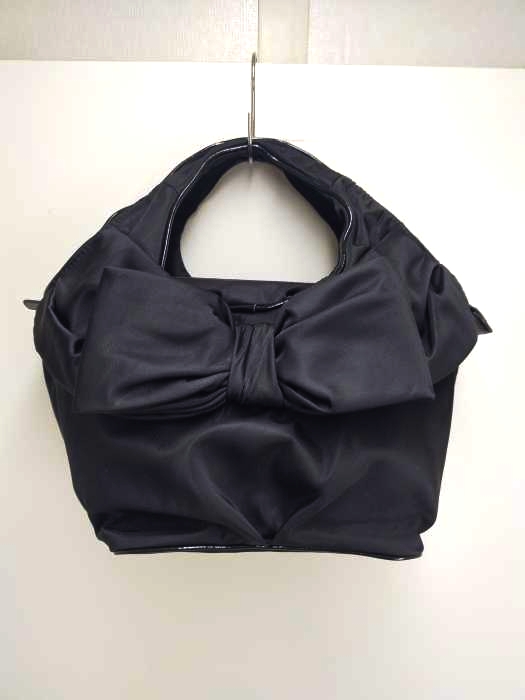 kate spade NEW YORK(ケイトスペードニューヨーク) リボンモチーフ ナイロンハンドバッグ ミニバッグ レディース 表記無