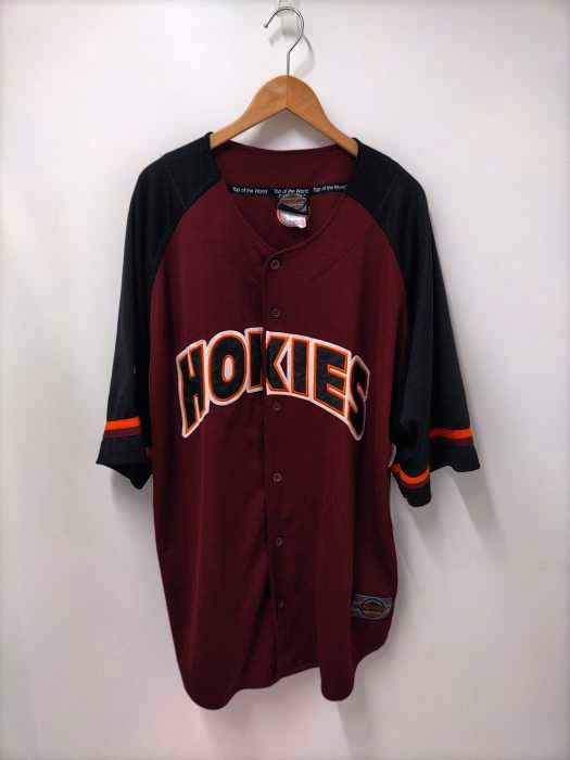 USED古着(ユーズドフルギ) {{PLAYMAKER}}90S HOKIES ワッペンロゴゲームシャツ メンズ JPN：XL