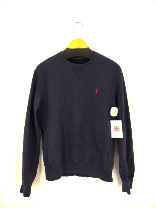 POLO RALPH LAUREN(ポロラルフローレン) スモールポニー クルーネックスウェット 前V メンズ import：S