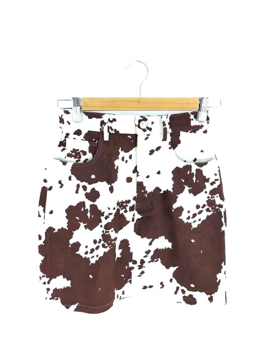 SLY(スライ) COW VEGAN SUEDE ショートスカート レディース JPN：1