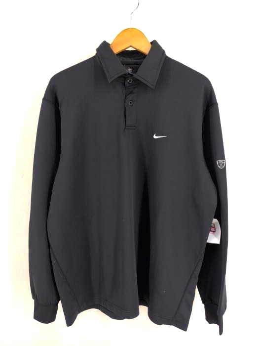 NIKE GOLF(ナイキゴルフ) ロゴ刺繍長袖ポロシャツ メンズ JPN：L