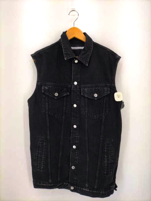 JOHN LAWRENCE SULLIVAN(ジョンローレンスサリバン) WASHED DENIM SLEEVELESS JACKET メンズ  0S
