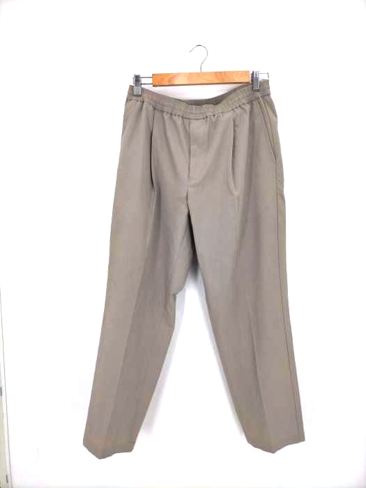 UNITED ARROWS green label relaxing(ユナイテッドアローズグリーンレーベルリラクシング) コマツエステル 1プリーツ 9分丈 イージーパンツ メンズ JPN：L