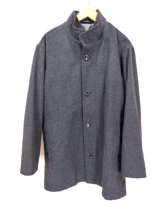 Between classic カシミヤ混 フェイクインナー付き  スタンドカラーコート メンズ  M