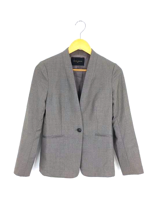 ユナイテッドアローズ UNITED ARROWS ウール ノーカラージャケット レディース JPN：38