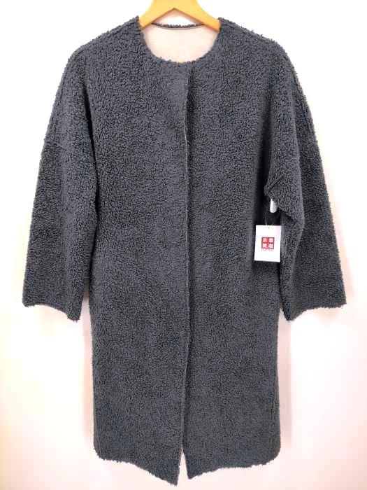 デミルクスビームス Demi-Luxe BEAMS バックベルトクルーネックボアコート レディース JPN：36