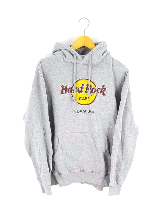 ハードロックカフェ Hard Rock Cafe プリントプルオーバーパーカー メンズ  XXL
