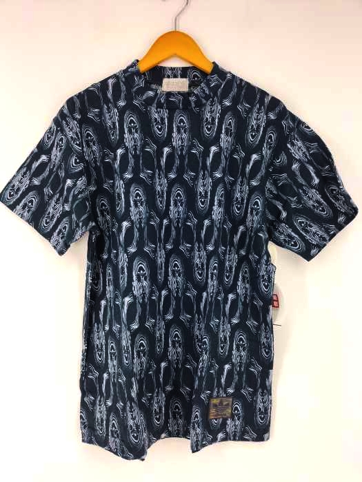 アディダス adidas 総柄 モックネック S/S TEE メンズ  M-L