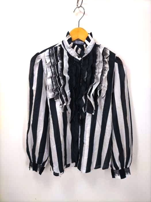 ザラ ZARA SILK BLEND SHIRT レディース JPN：S
