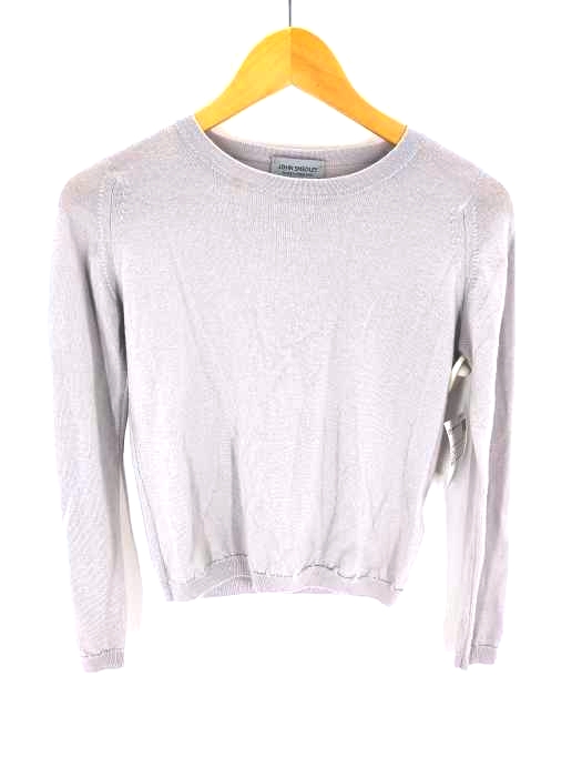 ジョンスメドレー JOHN SMEDLEY イギリス製 ウールクルーネックニット レディース JPN：XS