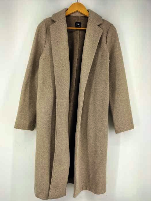 ザラ ZARA ラペルカラーコート レディース  L