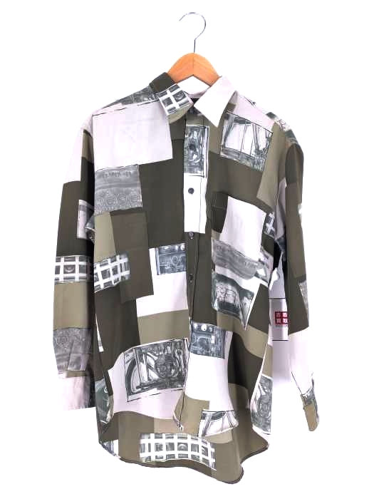 ユーズドフルギ USED古着 CONNECT 柄シャツ メンズ JPN：M