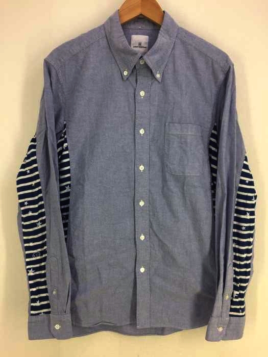 uniform experiment(ユニフォームエクスペリメント)  SIDE PANEL STAR BORDER B.D SHIRT  メンズ  4