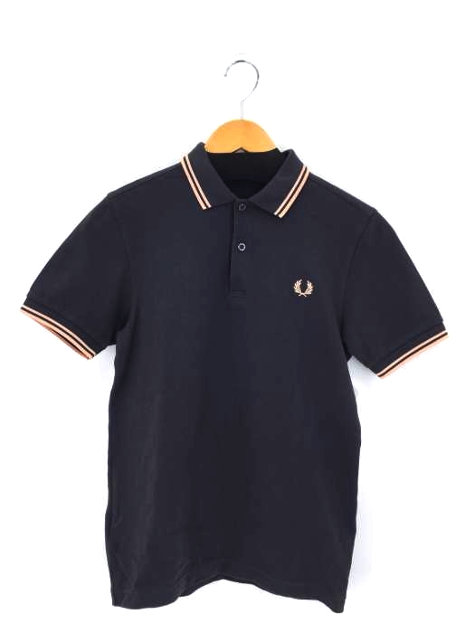 FRED PERRY(フレッドペリー) YOKE PRINT POLO SHIRT レディース import：XS