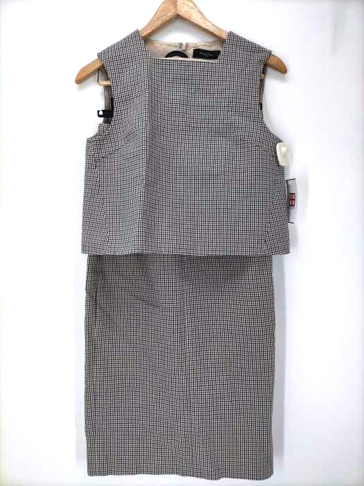 Demi-Luxe BEAMS(デミルクスビームス) 17AW チェックノースリーブプルオーバー レディース 36