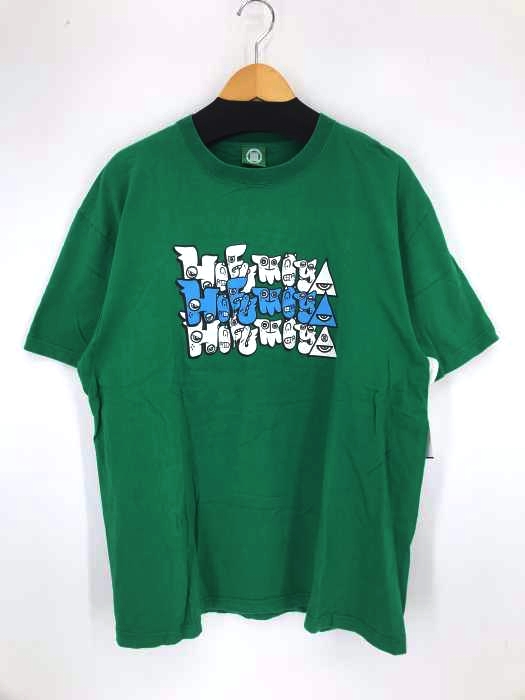 USED古着(ユーズドフルギ) HIFUMIYA 一二三屋 プリント クルーネックTシャツ メンズ 表記無