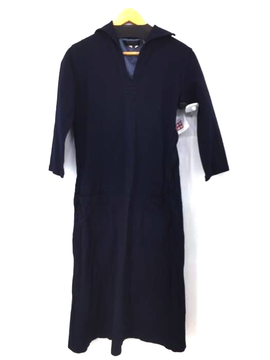 コムデギャルソンコムデギャルソン COMME des GARCONS COMME des GARCONS AD2010 ポリエステル縮絨 スキッパー ワンピース レディース JPN：M