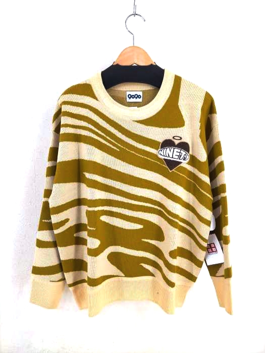 9090(ナインティナインティ) てっちゃん Tiger-pattern Knit メンズ JPN：M
