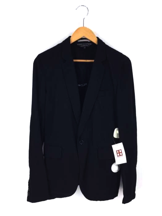 COMME des GARCONS HOMME PLUS(コムデギャルソンオムプリュス) 2010aw プロテクション期 ベストドッキング 製品染め 1Bテーラードジャケット メンズ JPN：1