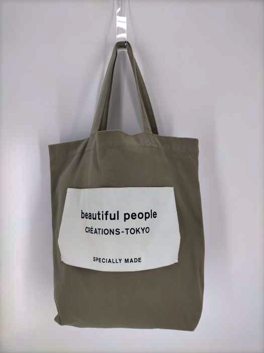 beautiful people(ビューティフルピープル) ネームタグトートバッグ レディース 表記無