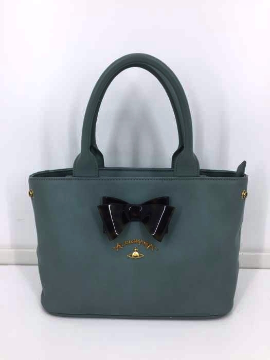 Vivienne Westwood ANGLOMANIA(ヴィヴィアンウエストウッド アングロマニア) リボン レザーハンドバッグ レディース 表記無