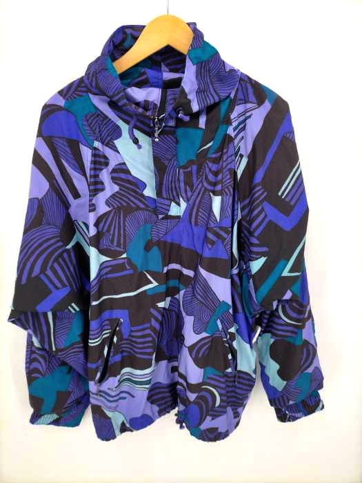 USED古着(ユーズドフルギ) frencys 総柄ハーフジッププルオーバー メンズ JPN：M