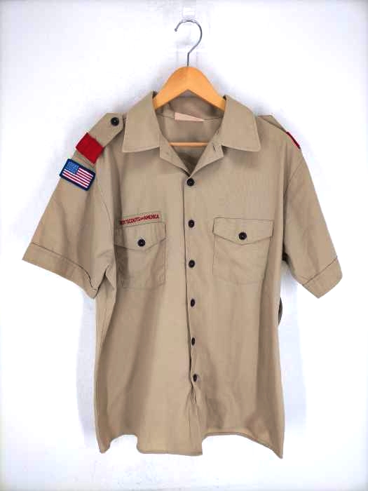 USED古着(ユーズドフルギ) O FFICIAL MENS SHIRT ボーイスカウトシャツ メンズ 表記無