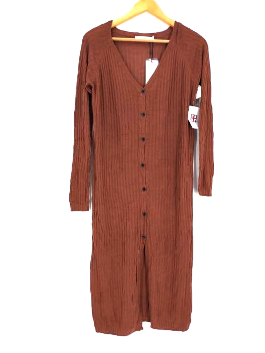 moussy(マウジー) WIDE NECK RIB CARDIGAN レディース  FREE