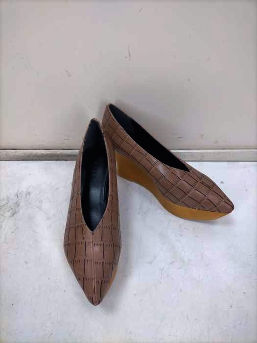 moussy(マウジー) WOOD SOLE PUMPS レディース  S