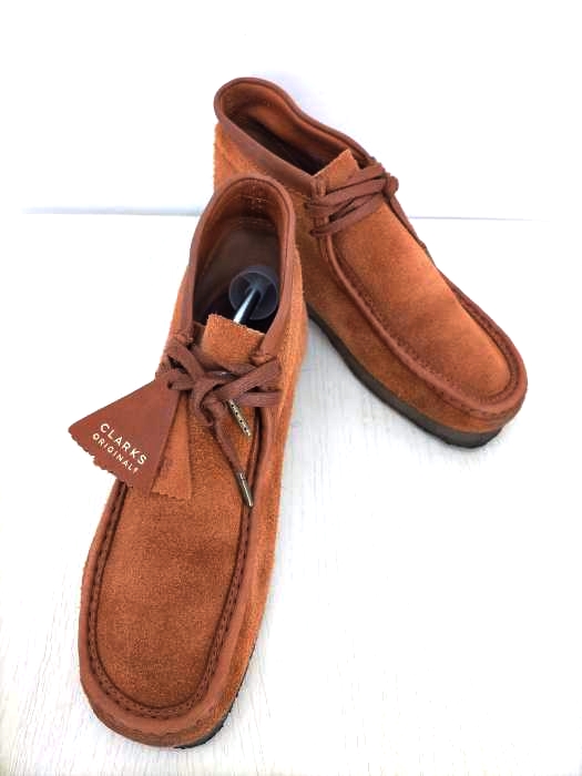 CLARKS ORIGINALS(クラークスオリジナル) Wallabee Boot Tan Hairy Suede メンズ UK：10.5