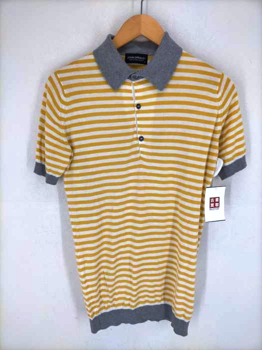 JOHN SMEDLEY(ジョンスメドレー) ボーダーポロシャツ メンズ JPN：S