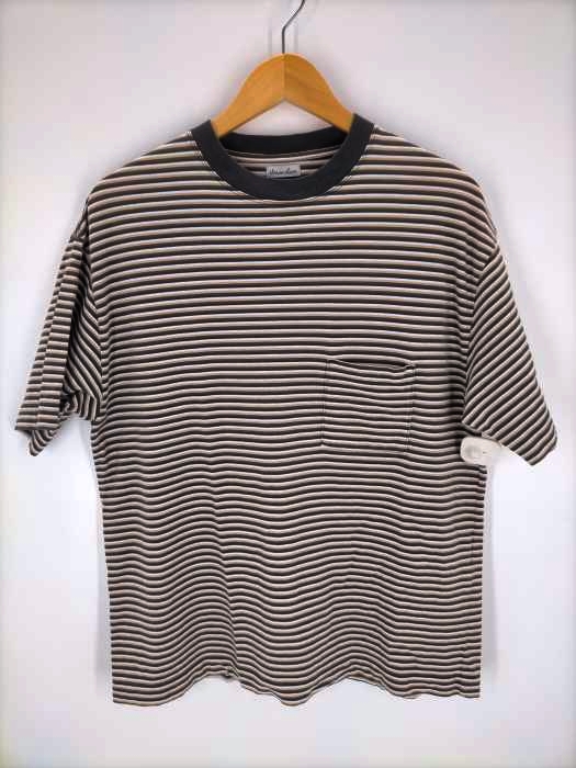 Steven Alan(スティーブンアラン) 19SS LIGHT TRKY BORDER RINGER TEE メンズ JPN：M