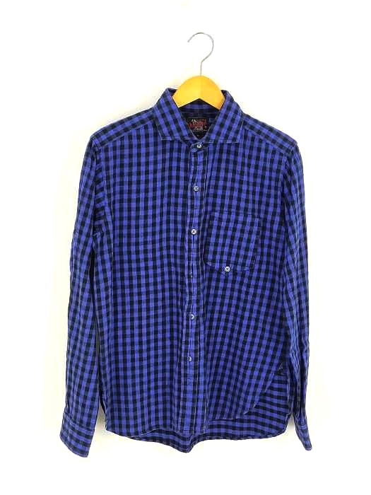 WOOLRICH(ウールリッチ) USA製 黒タグ復刻 ギンガムチェックネルシャツ メンズ import：M