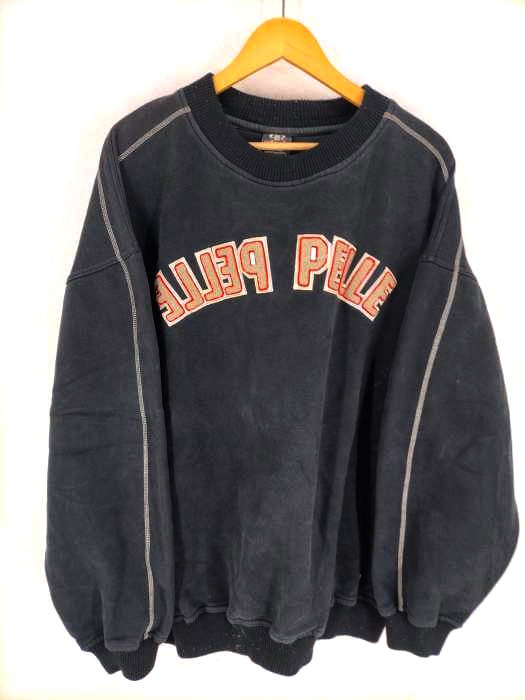 pelle pelle(ペレペレ) 90s 反転ワッペンロゴスウェット メンズ JPN：XXL