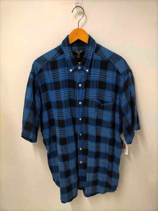 POLO JEANS COMPANY RALPH LAUREN(ポロジーンズカンパニーラルフローレン) BDチェック半袖ネルシャツ メンズ JPN：L