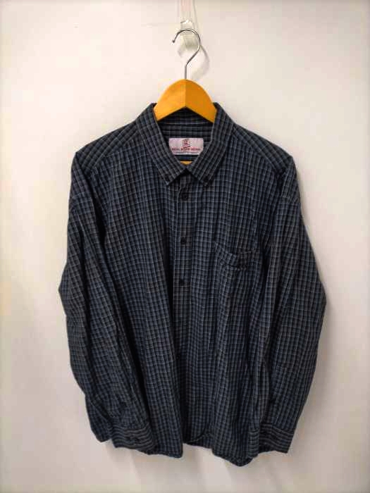 USED古着(ユーズドフルギ) {{REAL WORK WEAR}}BDロングスリーブチェックシャツ メンズ JPN：XXL