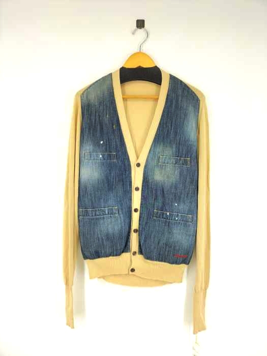 ディースクエアード DSQUARED2 デニム切替カーディガン メンズ  L