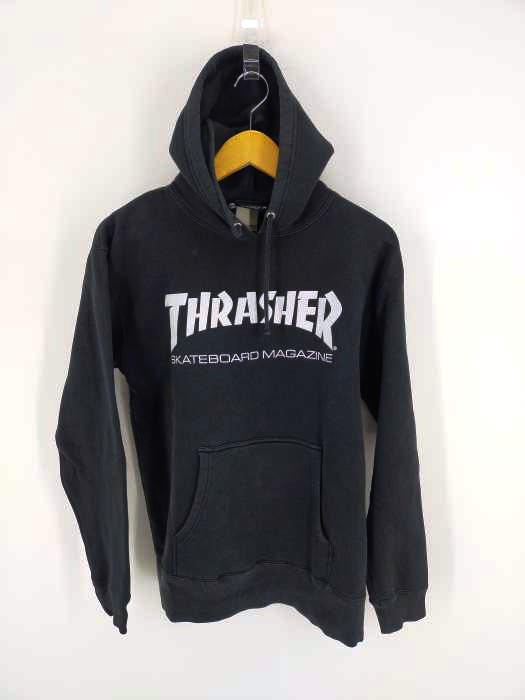 スラッシャー THRASHER プリントプルオーバーパーカー メンズ  L