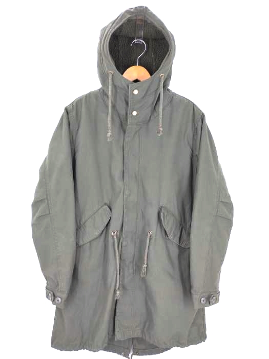 キャスパージョンアイバー CASPER JOHN AIVER 裏地ボア モッズコート メンズ import：M
