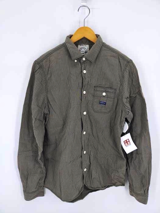 ディーゼル DIESEL ストライプBDシャツ メンズ import：L