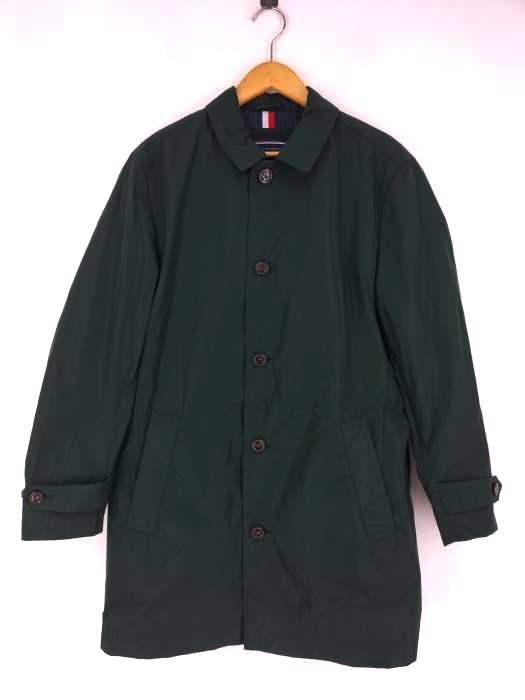 トミーヒルフィガー TOMMY HILFIGER ナイロンステンカラーコート メンズ  L