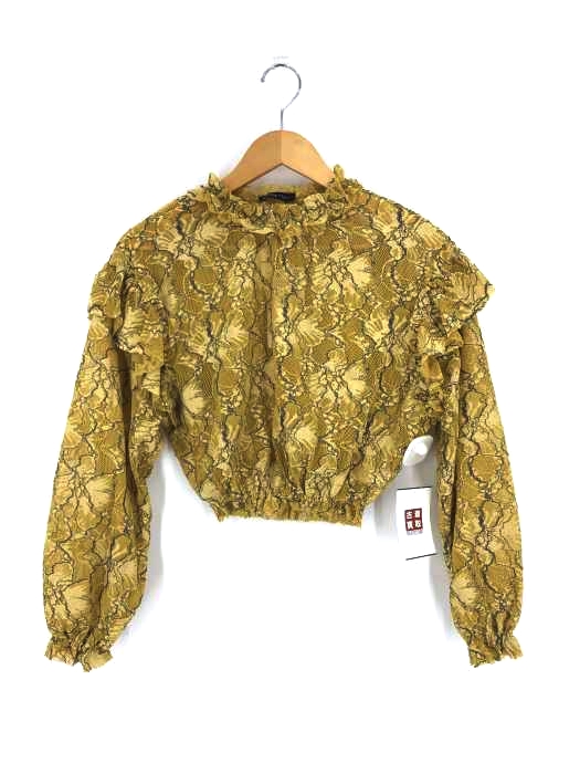 ZARA(ザラ) 花柄総レースブラウス レディース import：M