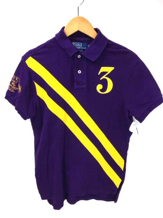 Polo by RALPH LAUREN(ポロバイラルフローレン) 袖刺繍 ポロシャツ メンズ JPN：XS