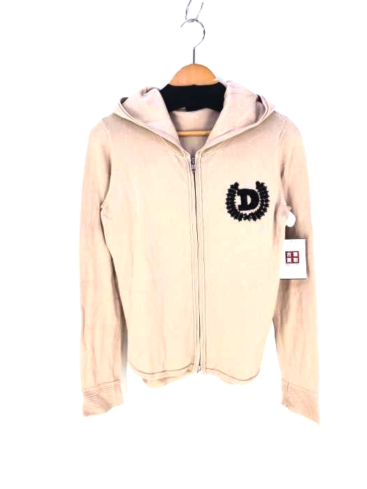 DOUBLE STANDARD CLOTHING(ダブルスタンダードクロージング) ビーズロゴニットジップアップパーカー レディース 無
