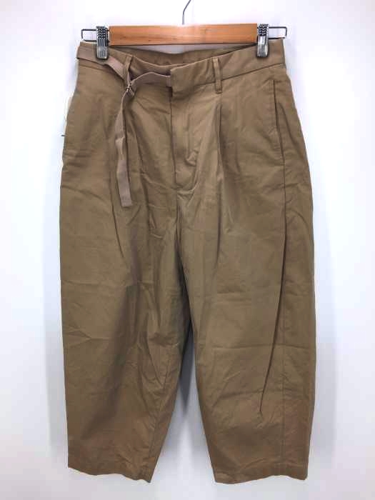 MONKEY TIME(モンキータイム) CTN/GABA WIDE 1P ANKLE/ワイドアンクルパンツ メンズ JPN：S