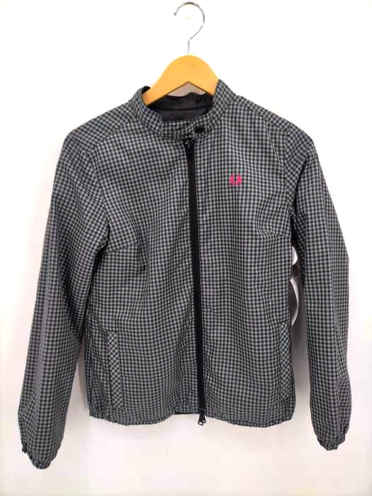 FRED PERRY(フレッドペリー) チンスト付リバーシブルナイロンジャケット レディース JPN：M